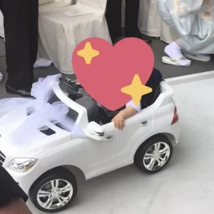 リングボーイのお子さんがラジコンカーで登場|572025さんのホテルグランヴィア京都の写真(1110153)