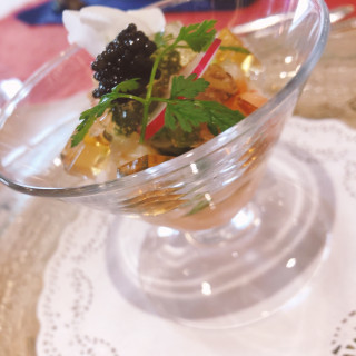 試食、前菜
