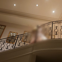 披露宴会場の階段に繋がる2階部分