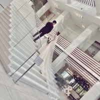 チャペル前の大階段