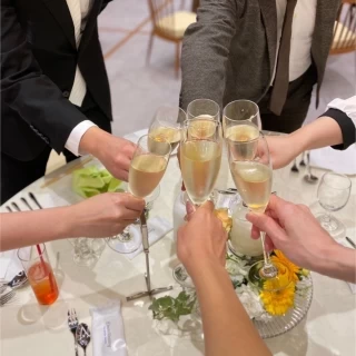 乾杯のときです。