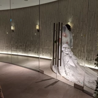 半円形の挙式会場