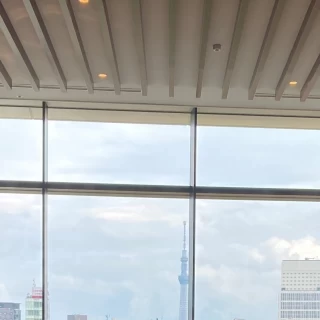 披露宴会場からはスカイツリーが見えます。
