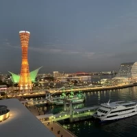 ホテルから見える夜景