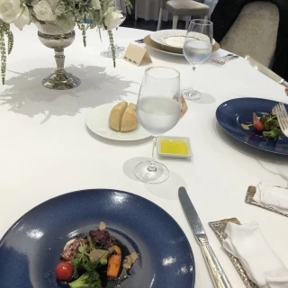 フェア試食のフォアグラ牛フィレ肉