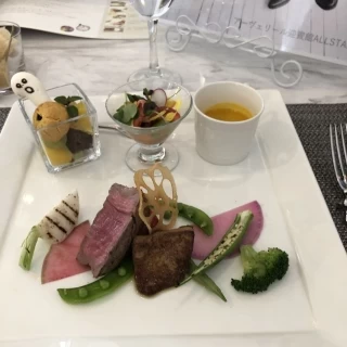 フェアの試食　ハロウィン当日のためかぼちゃ のクッキーあり