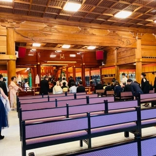 新しく、綺麗な会場です。
