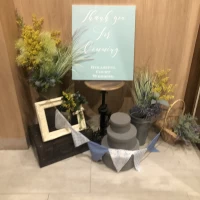 外から入る披露宴会場入り口にあります。