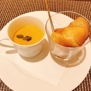 カボチャのスープ