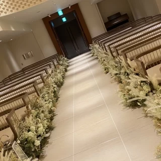 新郎新婦側からの景色です
