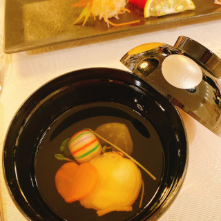 紅白蛤のお吸い物