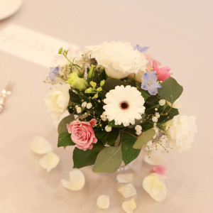 テーブル装花|573537さんのモアフィール宇都宮プライベートガーデンの写真(1441408)