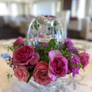 テーブル装花|573546さんのANAクラウンプラザホテル宇部の写真(1119528)