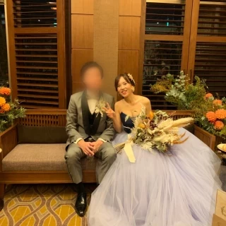 ソファー席で