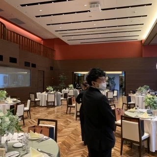 広々とした開放的な会場でした。