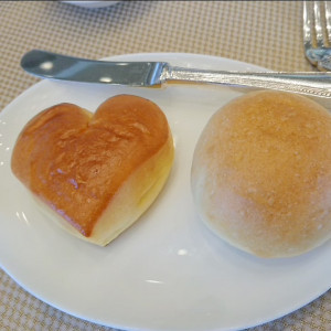 パンもハートで可愛いです|574190さんのJRタワーホテル日航札幌の写真(1289136)