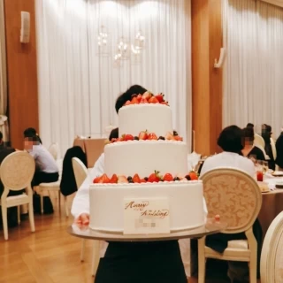 デザートビュッフェで実食できました。