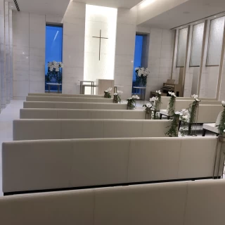 スカイチャペル　外の景色が一望できます