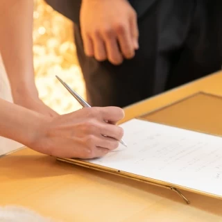 結婚証明書は持参しましたが
サポートしてくださった