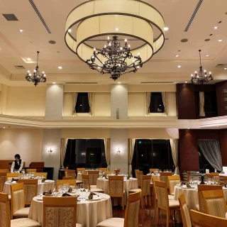 披露宴会場が素敵な雰囲気でした。