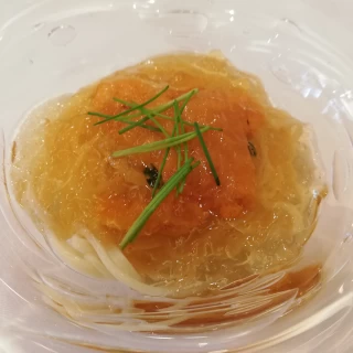 フェアでの試食　雲丹