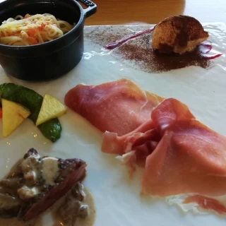 地産地消のイタリアン。程よい味付けで美味しい。