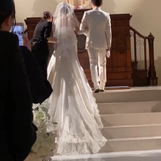 ロングトレーンが映えます