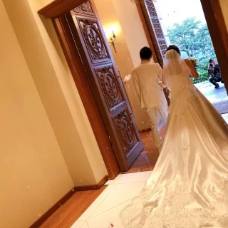 挙式退場時