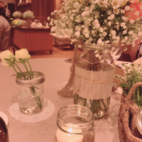 各ゲストテーブルの装花