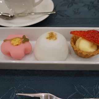 和洋の水菓子、美味しかったです。