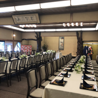 1番広い披露宴会場です。