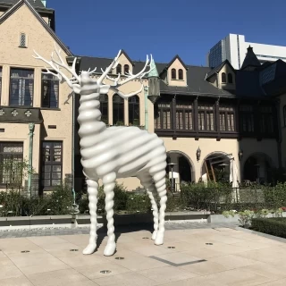鹿のオブジェ