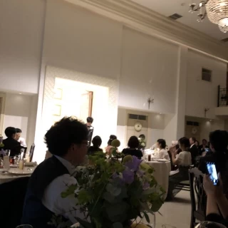 新郎新婦登場前