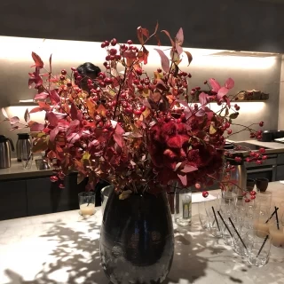 披露宴会場のお花
