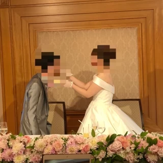 新郎新婦席