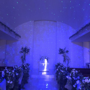 星空演出|575924さんのウエディング ヴィラ アンジェ ミエル【WEDDING VILLA ANGE MIEL】の写真(1155347)