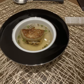 フォアグラのお茶漬け、すごく美味しかったです