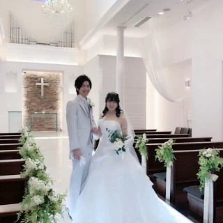間接照明が綺麗なチャペル