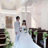 間接照明が綺麗なチャペル