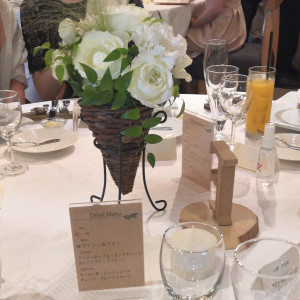 お花・テーブル|576101さんのル・クロ・ド・マリアージュの写真(1134634)