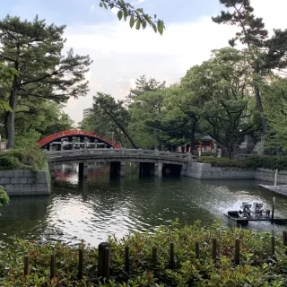 名物の太鼓橋