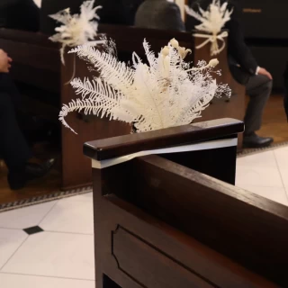 バージンロードのお花