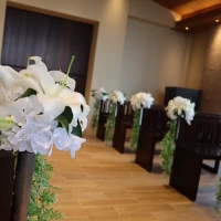 緑と木でナチュラルな雰囲気