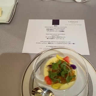 試食会付きでした。少し期待しすぎてしまいました。