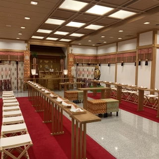 和装での式にも対応していました！