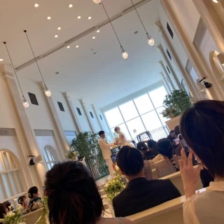 挙式中