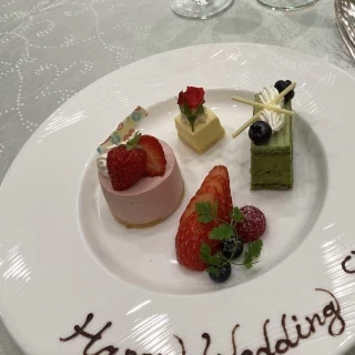 試食のケーキ