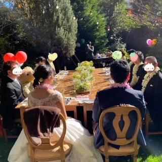 みなさんの顔が見える会食スタイルでした