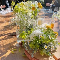 ガーデンパーティーの装花