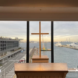 海が見えます
